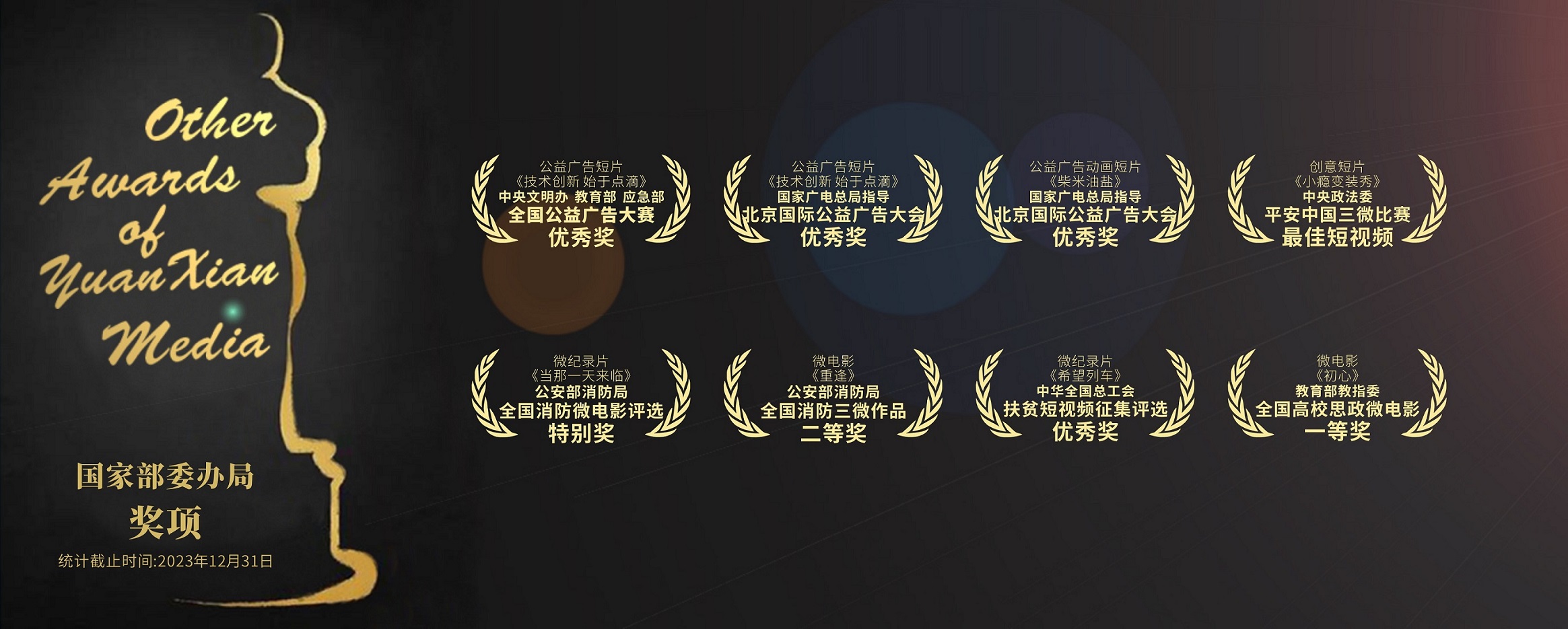 榮譽(yù)殿堂——首次參加全國公益廣告大賽即獲獎(jiǎng)